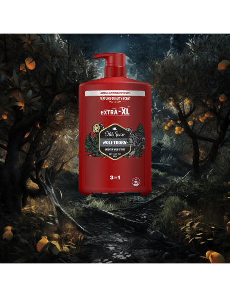 Old Spice Wolfthorn meeste dušigeel ja šampoon, 1000ml