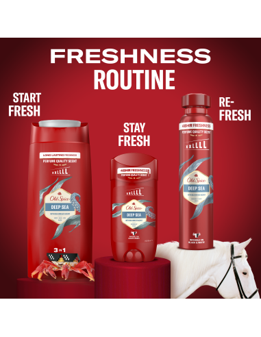 KAST 4 tk! Old Spice Deep Sea meeste dušigeel...