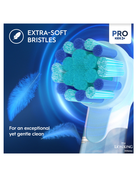 D103.413.2KX Vitality PRO Kids 3+ Lion King Elektriline Hambahari + Reisikarp