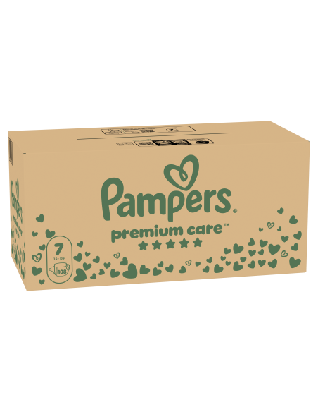Pampers Premium Care Teipmähkmed, Suurus 7, 108 Mähet, 15+ kg