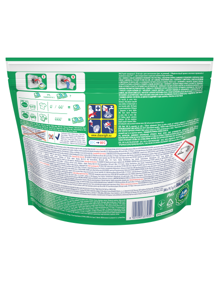 Ariel All-in-1 PODS Color Clean & Fresh Pesukapslid, 44 Pesukorda