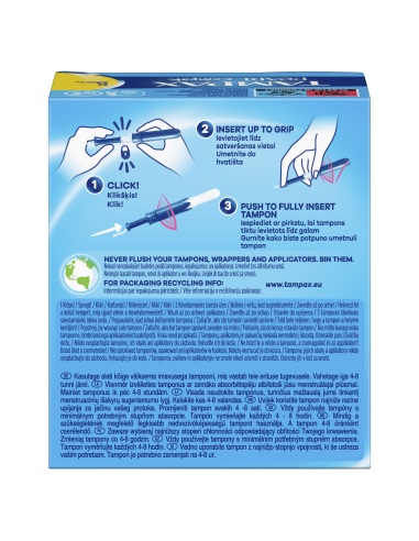 KAST 8 tk! Tampax Compak Pearl Regular...