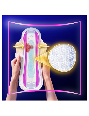 KAST 8 tk! Always Platinum Secure Night Size 4...