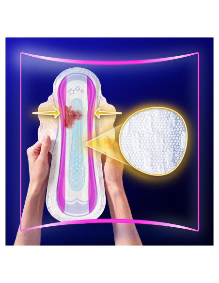 KAST 8 tk! Always Platinum Secure Night Extra Size 5 Hügieenisidemed Tiibadega, 8 tk 