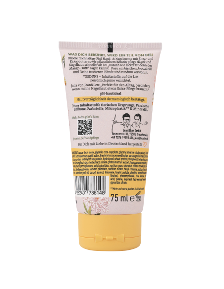 Jean&Len kätekreem mango ja avokaado 75 ml