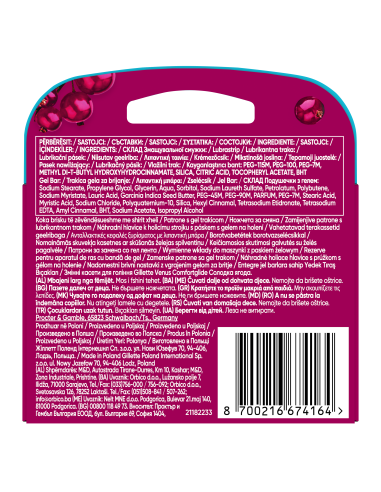 Gillette Venus ComfortGlide Sugarberry Miami...