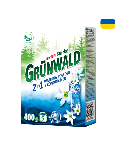 Grünwald pesupulber 2in1 400 g