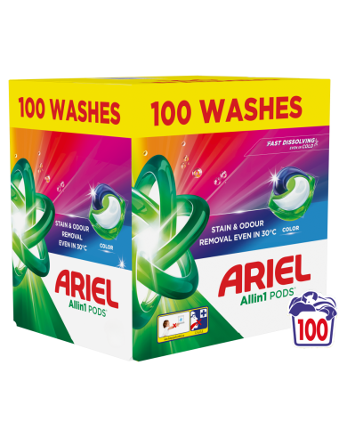 Ariel All-in-1 PODS Color Pesukapslid, 100...