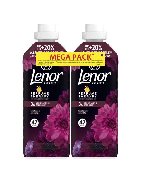 LENOR Pesuloputusvahend Diamond Figs & Lotus Flower 2 x 987 ml (94 Pesukorda)