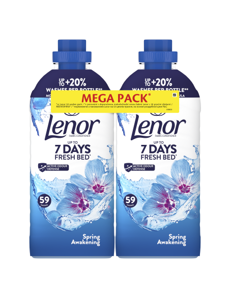 LENOR Pesuloputusvahend Spring Awakening 2 x 1.239 L (118 Pesukorda)