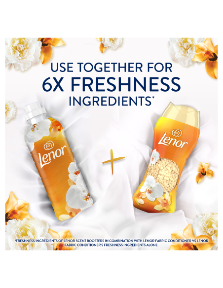 KAST 6 tk! LENOR Lõhnagraanulid Gold Orchid 495 g (41 Pesukorda)