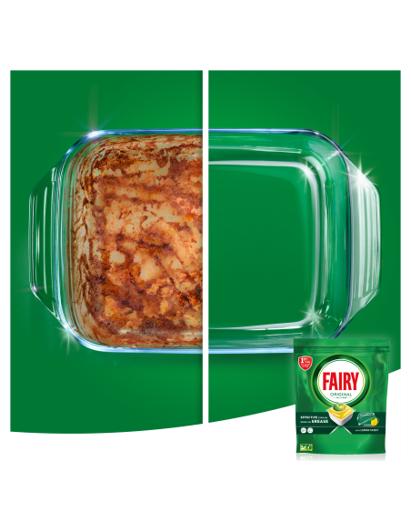 Fairy Original All in One Nõudepesumasina Tabletid Lemon, 100 tk