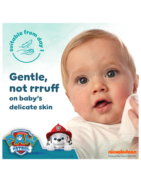 KAST 6 tk! Pampers Harmonie Aqua Baby Niisked Beebisalvrätid, 3 Pakki, 144 Salvrätti