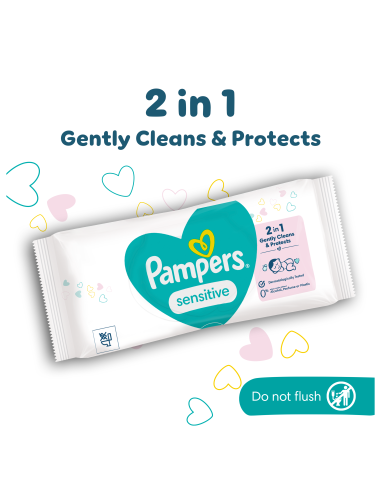KAST 3 tk! Pampers Sensitive Niisked...
