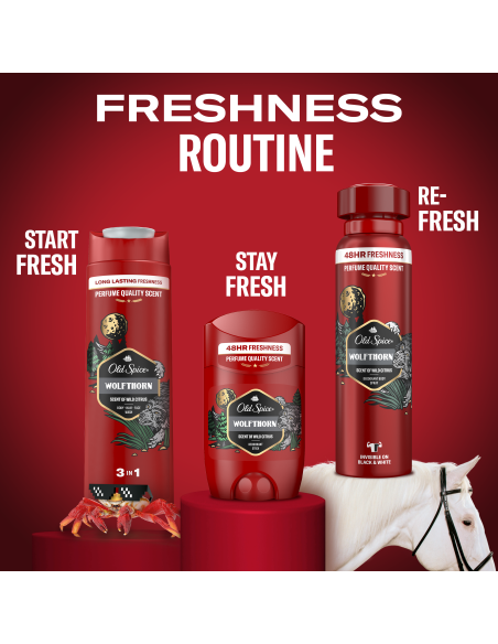 Old Spice Wolfthorn meeste pulkdeodorant, 50 ml