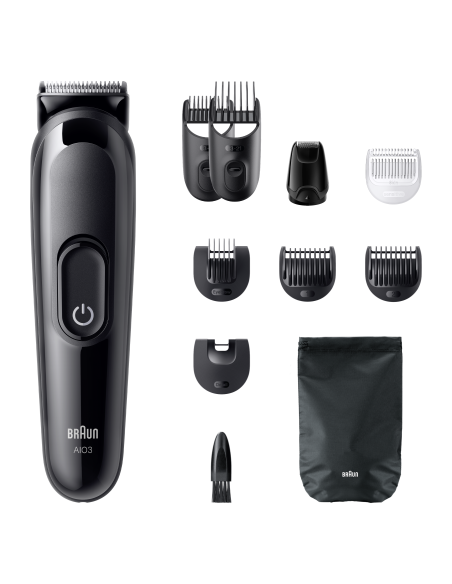 AIO3560 Braun Trimmeri Komplekt 10in1 piirel