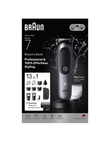 AIO7560 Braun Trimmeri Komplekt 13in1 piirel