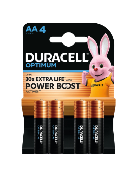 KAST 20 tk! Duracell Optimum AA 4 tk