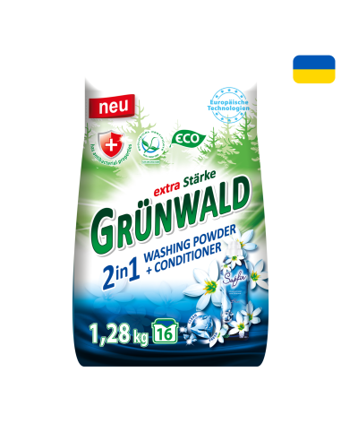 Grünwald pesupulber 2in1 1,28 kg