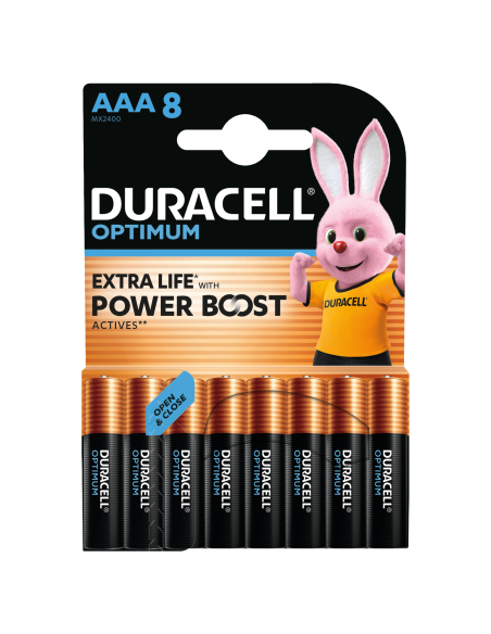 KAST 10 tk! Duracell Optimum AAA 8 tk