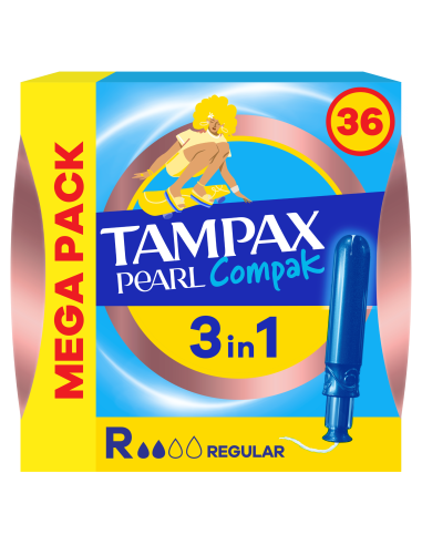 Tampax Compak Pearl Regular Tampoonid...