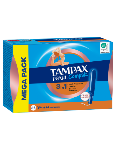 Tampax Compak Pearl Super Plus Tampoonid Aplikaatoriga, 36 tk 