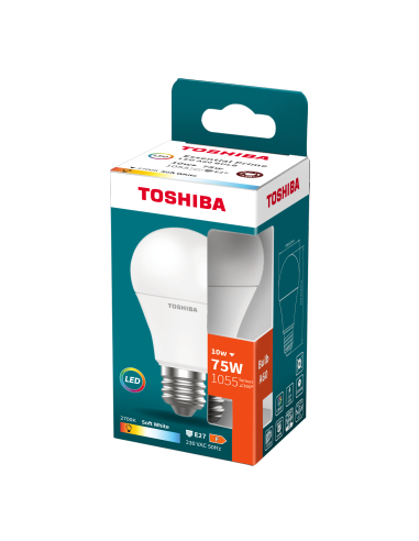 Toshiba LED 10W (75W) E27 soe valge A60 matt...