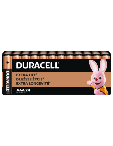 KAST 12 tk! Duracell patarei AAA/MN2400 24 tk