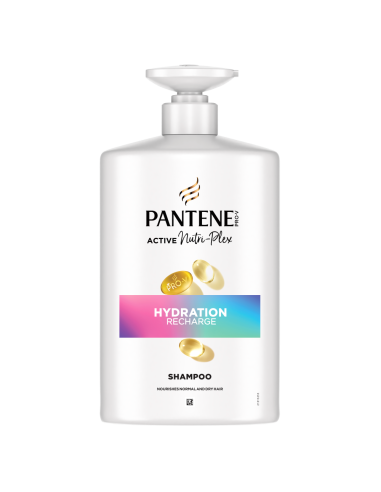 Pantene Pro-V Hydration Recharge Šampoon, 1000 ml