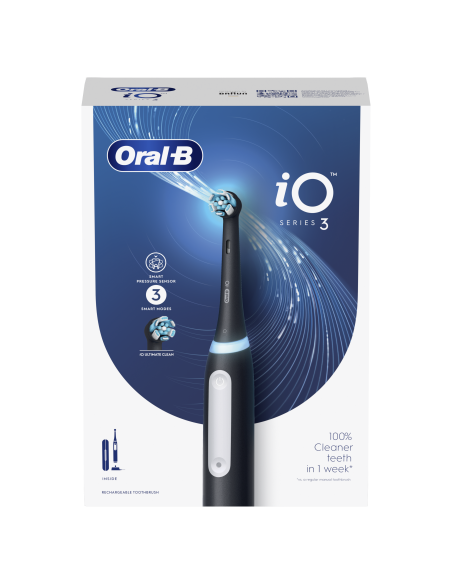 iOG3.1A6.0BK Oral-B iO3 elektriline hambahari Matt Black+TC
