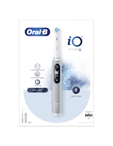 iOM6.1A6.1K Oral-B iO6 elektriline hambahari Grey Opal
