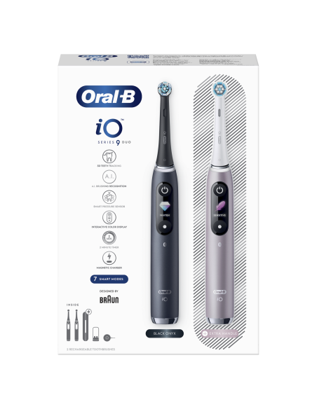 iOM9D.2J2.2AD Oral-B iO9 Duo elektriline hambahari Black Onyx/ Rose
