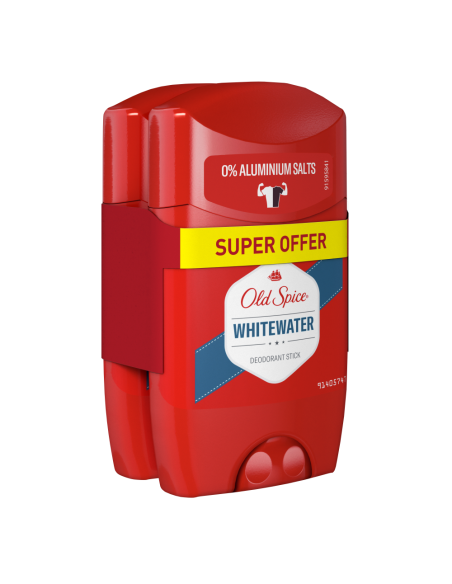 KAST 3 tk! Old Spice Whitewater Meeste Pulkdeodorant, 2x50 ml