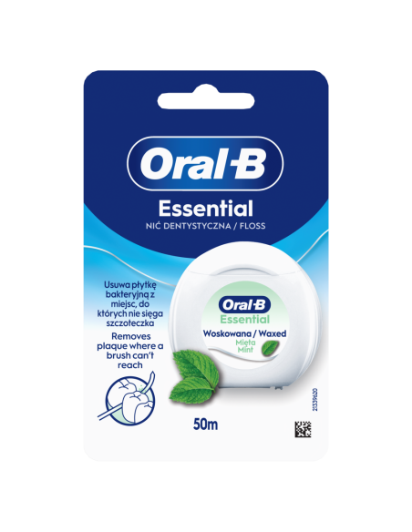 Oral-B Essential Mint vahatatud hambaniit 50 m