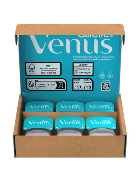 Gillette Venus Smooth raseerija varuterad 16 tk