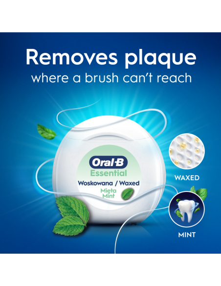 KAST 144 tk! Oral-B Essential Mint vahatatud hambaniit 50 m