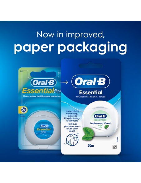 KAST 48 tk! Oral-B Essential Mint Vahatatud Hambaniit 2x50 m