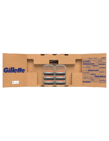 Gillette Proglide Raseerija Meestele + 6 Tera