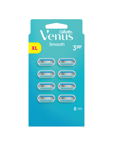 Gillette Venus Smooth Raseerija Varuterad, 8 tk
