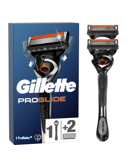 KAST 8 tk! Gillette ProGlide Raseerija Meestele + 2 Vahetustera