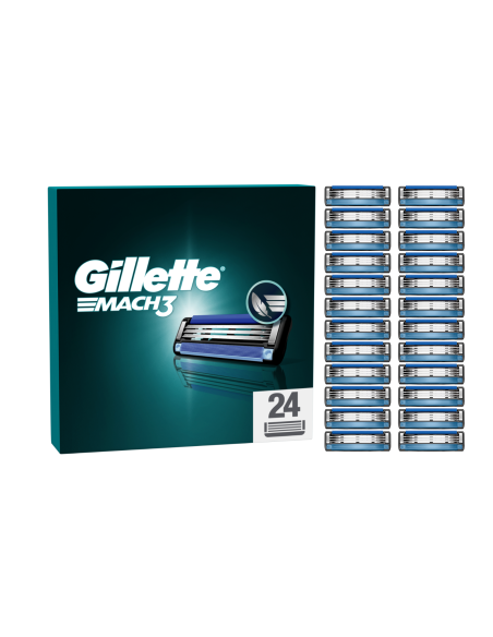 KAST 17 tk! Gillette Mach3 Raseerija Terad Meestele, 24 Vahetustera