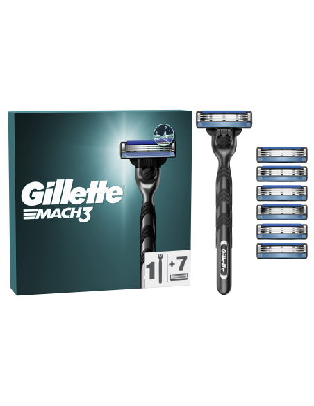 KAST 13 tk! Gillette Mach3 Raseerija Meestele + 7 Tera