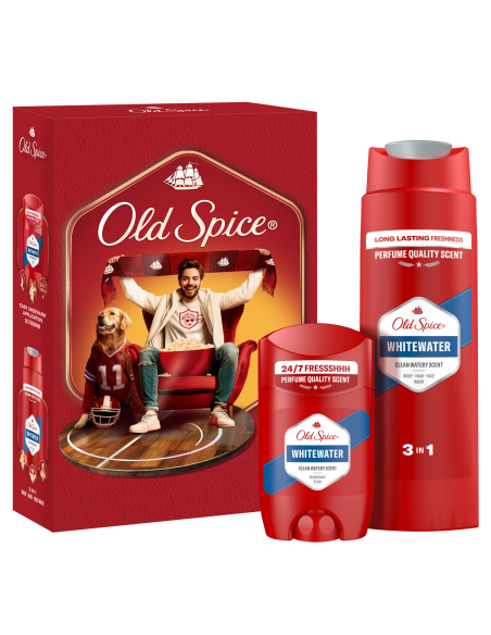 KAST 6 tk! Old Spice kinkekomplekt Sports Fan Whitewater