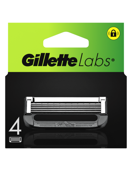 KAST 10 tk! Gillette Labs Raseerija Terad Meestele, 4 Vahetustera