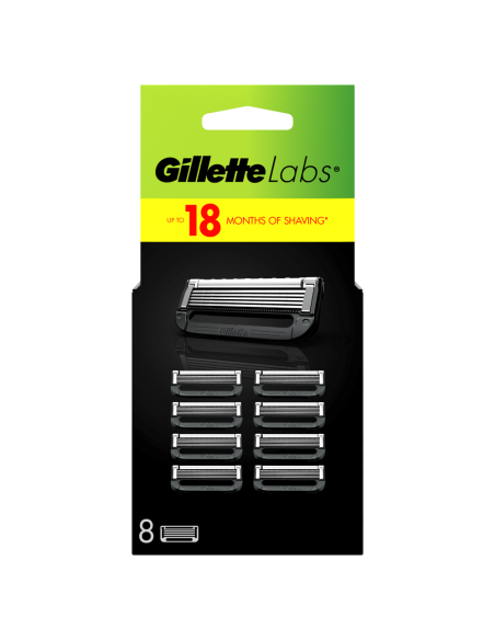 KAST 12 tk! Gillette Labs Raseerija Terad Meestele, 8 Vahetustera