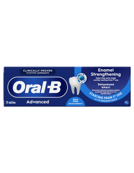 KAST 24 tk! Oral-B Advanced Enamel Strengthening Clean Mint Hambapasta, 75 ml