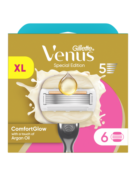 KAST 10 tk! Gillette Venus ComfortGlow Argan Oil 6 vahetustera