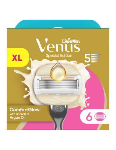 Gillette Venus ComfortGlow Argan Oil 6 Vahetustera
