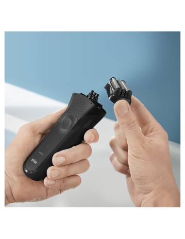 300s Braun Series 3 laetav pardel, must