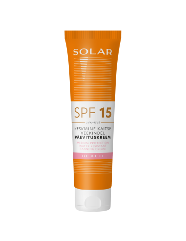 Solar päevituskreem veekindel SPF15 100 ml